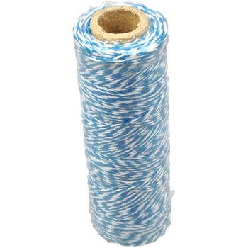 12ply Bakers Twine 100yd - White and Dark Blue