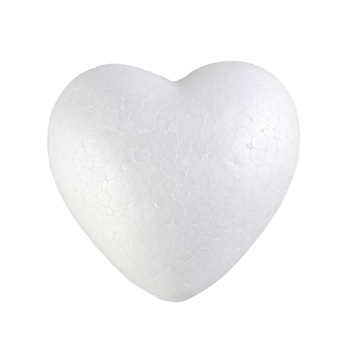 17cm Polystyrene Foam Heart