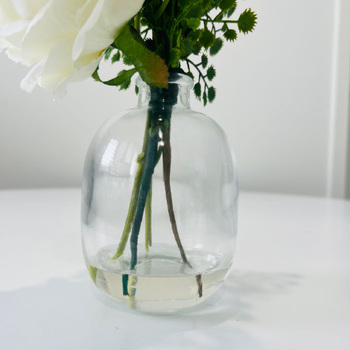 11cm - Clear Glass Bottle