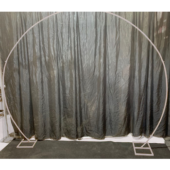 2.3m Budget Circle Balloon Arch White (FACTORY SECOND)