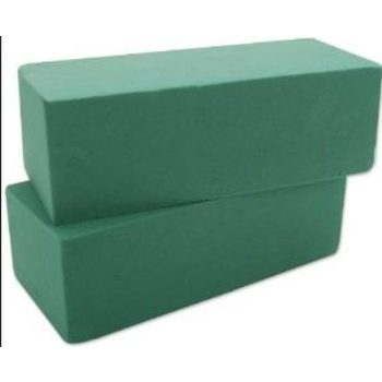 Carton of 20 - Florist Foam Bricks Green