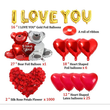 thumb_Valentines Day Balloon Set 4 - I Love You