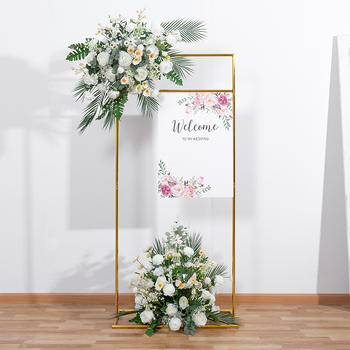 thumb_80cm - Rose & Fern Floral Arch/Sign Corner Arrangment