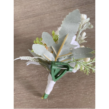 thumb_Buttonhole Peony Rose - White