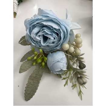 thumb_Buttonhole Peony Rose - Blue