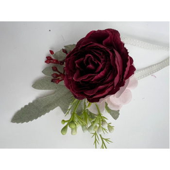 thumb_Corsage -  Peony Rose - Burgundy