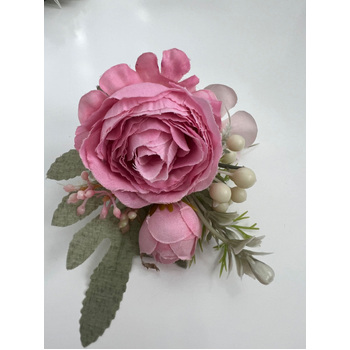 thumb_Buttonhole Peony Rose - Dusty Rose