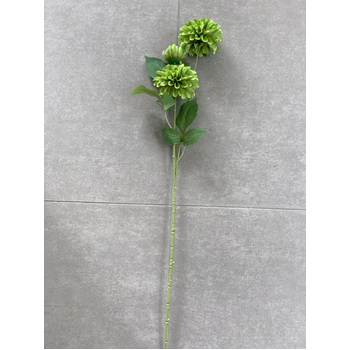 thumb_75cm - 3 Head Dahlia Flower Stem - Green