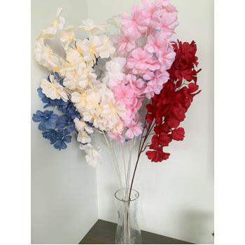 thumb_80cm - Cherry Blossom/Sakura Flower Spray - Dusty Blue