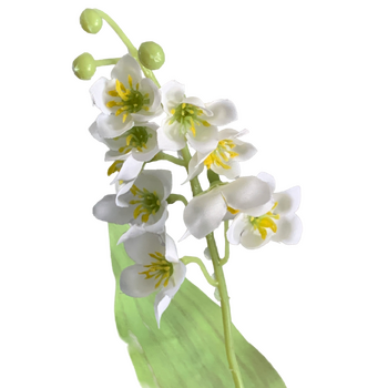 thumb_40cm Artificial Lily of the Valley Single Stem (White)