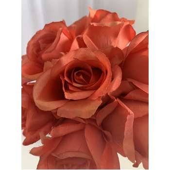 thumb_Burnt Orange 7 Head Rose Bouquet