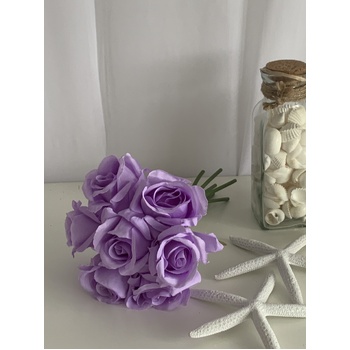 thumb_Light Purple 7 Head Rose Bouquet