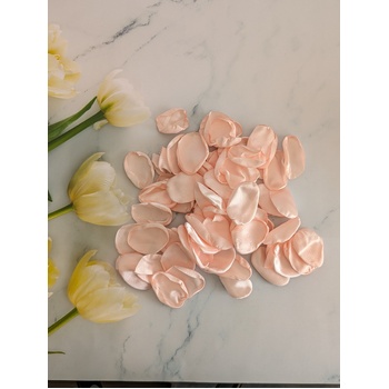 thumb_200 Soft Pink Silky Rose Petals in organza pouch