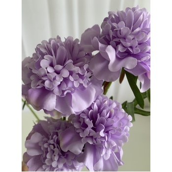 thumb_70cm Ruffled Carnation-Style Blooms - Light Purple