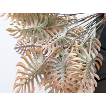 thumb_35cm Artificial Monstera Spray - Autumn Orange