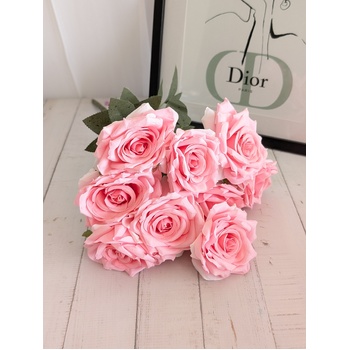 thumb_47cm - Dark Pink 9 Head Rose Bush