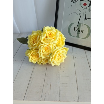 thumb_47cm - Yellow 9 Head Rose Bush