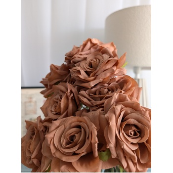 thumb_47cm - Earthy Coffee 9 Head Rose Bush