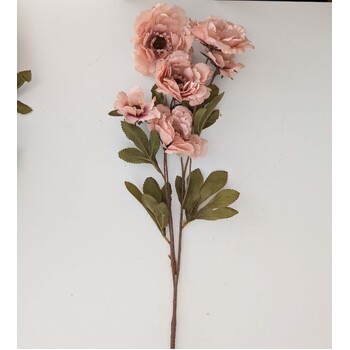 thumb_6 Head Peony 80cm Floral Stem - Dusty Mauve