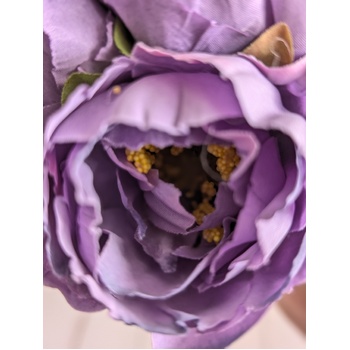 thumb_6 Head Small Artificial Two Toned Purple Peony Bouquet | 6 x 5.5cm Flowers