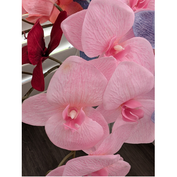 thumb_Pink Cymbidium Orchid 7 head - 75cm