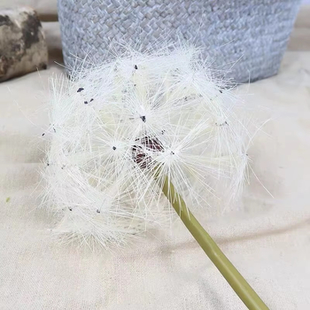 thumb_63cm White Artificial Dandelion Flower Stem