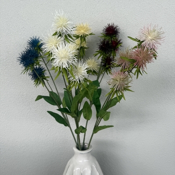 thumb_60cm White Globe Thistle Artificial Stem