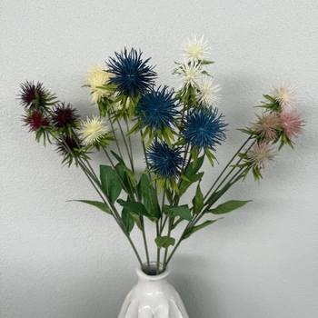 thumb_60cm Blue Globe Thistle Artificial Stem