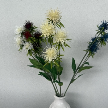 thumb_60cm Yellow Globe Thistle Artificial Stem