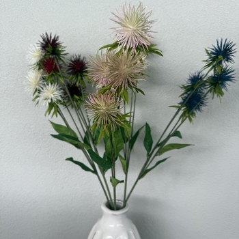 thumb_60cm Pink Globe Thistle Artificial Stem