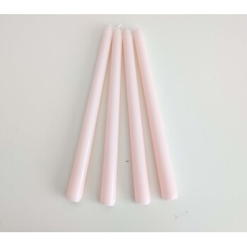 thumb_4pcs - 25cm Soft Pink Wax (Taper) Dinner Candle Romantic Candlestick