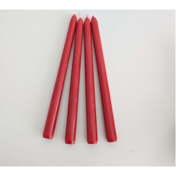 thumb_4pcs - 25cm Red Wax (Taper) Dinner Candle Romantic Candlestick