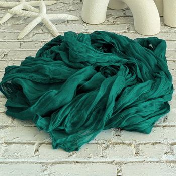 thumb_Cheesecloth Linen Chair Sash - Teal