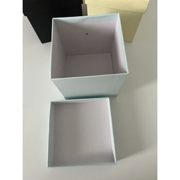 thumb_13cm Square Gift Box with Lid - Soft Blue