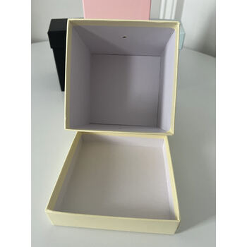 thumb_13cm Square Gift Box with Lid - Yellow