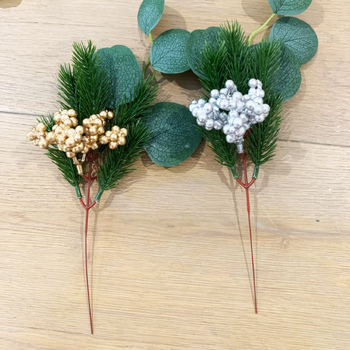 thumb_30cm -Gold Christmas Berry W/ Native Eucalyptus and Cyprus 