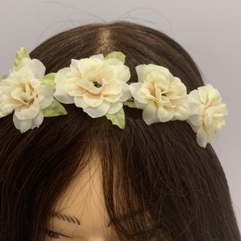 thumb_Cottage Rose Flower Crown - Champagne