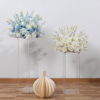 thumb_50cm Floral Rose/Orchid Ball Arrangement - White/Cream