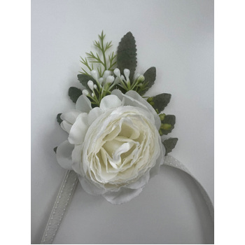 thumb_Corsage -  Peony Rose - White