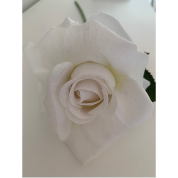 thumb_50cm - White Velvet Single Stem Rose