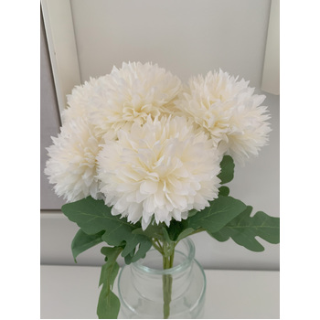 thumb_7 Head Dahlia Bouquet - White/Cream