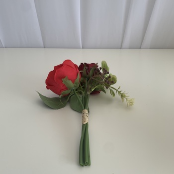 thumb_Red Rose and Peony Small Bouquet or Floral Arrangement