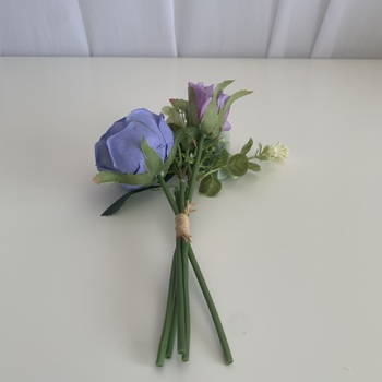 thumb_Blue Rose and Peony Small Bouquet or Floral Arrangement