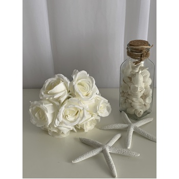 thumb_White 7 Head Rose Bouquet