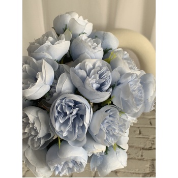 thumb_27 Head Blue Peony Bouquet/Filler Flower Bunch