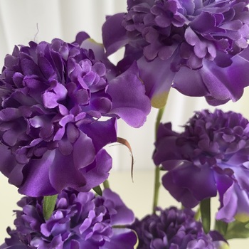 thumb_70cm Ruffled Carnation-Style Blooms - Purple