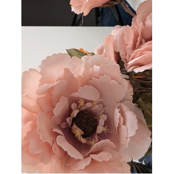 thumb_6 Head Peony 80cm Floral Stem - Dusty Mauve