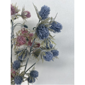 thumb_75cm Artificial Sea Holly Stem - Dusty Blue Flowers