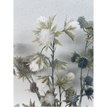 thumb_75cm Artificial Sea Holly Stem - White Flowers