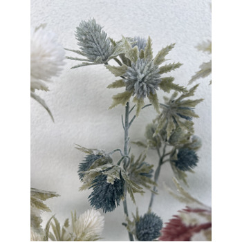 thumb_75cm Artificial Sea Holly Stem - Dusty Blue/Grey Two Tone Flowers